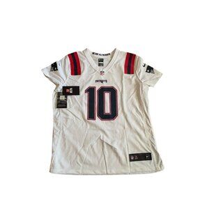 Nike NFL On Field New England Patriots #10 White Jersey Womens Size XL Polyester